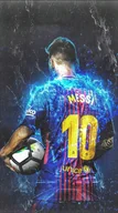 Podkładki pod mysz - PODKŁADKA POD MYSZ Nadruk 22x18 cm Lionel Messi FC Barcelona PSG Prezent - miniaturka - grafika 1