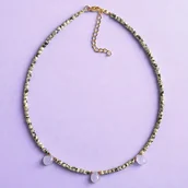 Naszyjniki - Basic choker : jasper & lavender - miniaturka - grafika 1