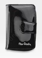 Portfele - Pierre Cardin, Portfel skórzany damski, 05, Line 115, czarny, mały - miniaturka - grafika 1