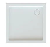 Brodziki prysznicowe - Sanplast Bza/FREE 80x80 biały ew 615-040-1120-01-000 - miniaturka - grafika 1