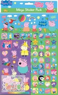 Zabawki kreatywne - Świnka Peppa Pig Zestaw Naklejki Nalepki +140 - miniaturka - grafika 1