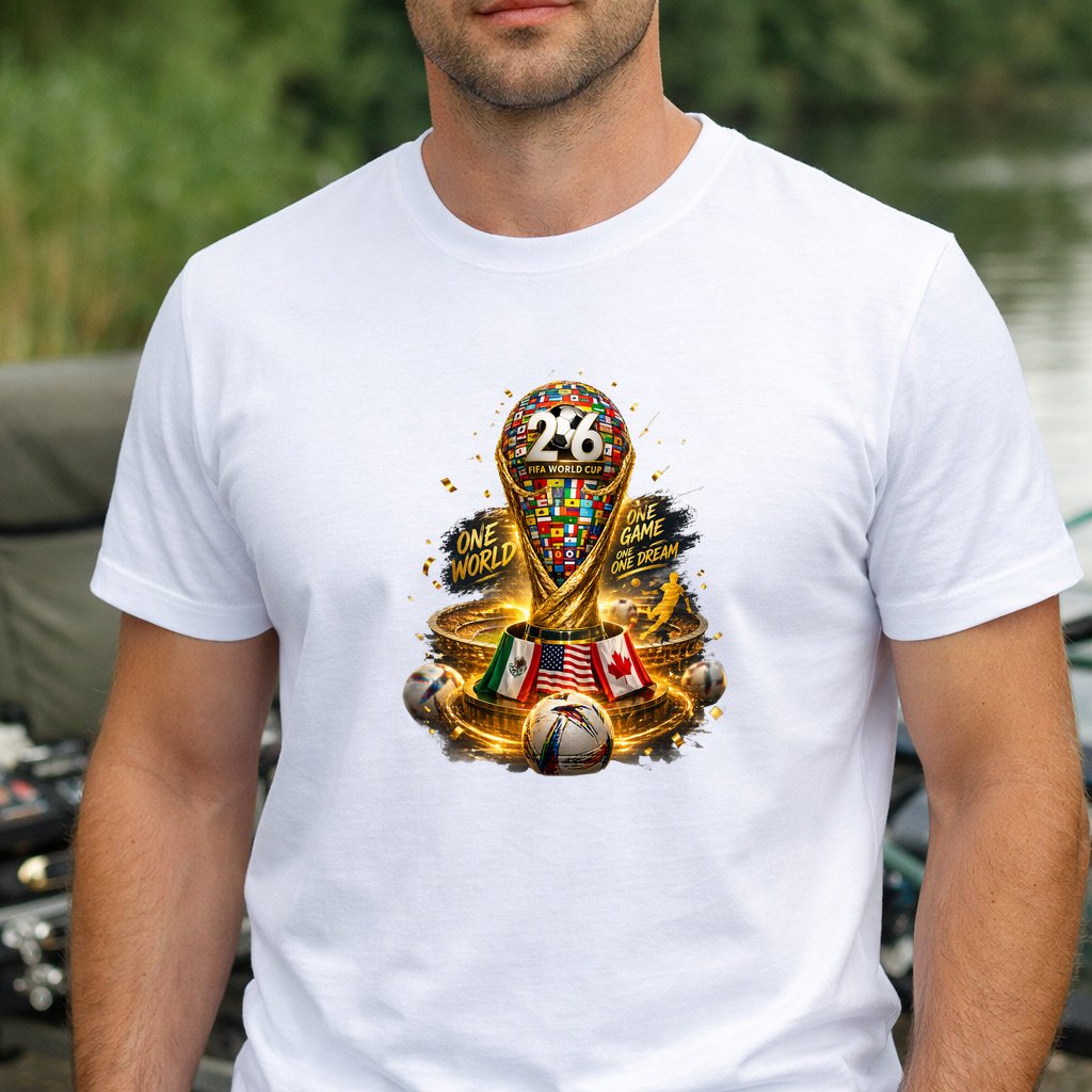 Koszulka WORLD CUP 2026 kolor biały rozmiar XXL