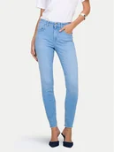 Spodnie damskie - ONLY Jeansy Blush 15363265 Niebieski Slim Fit - miniaturka - grafika 1