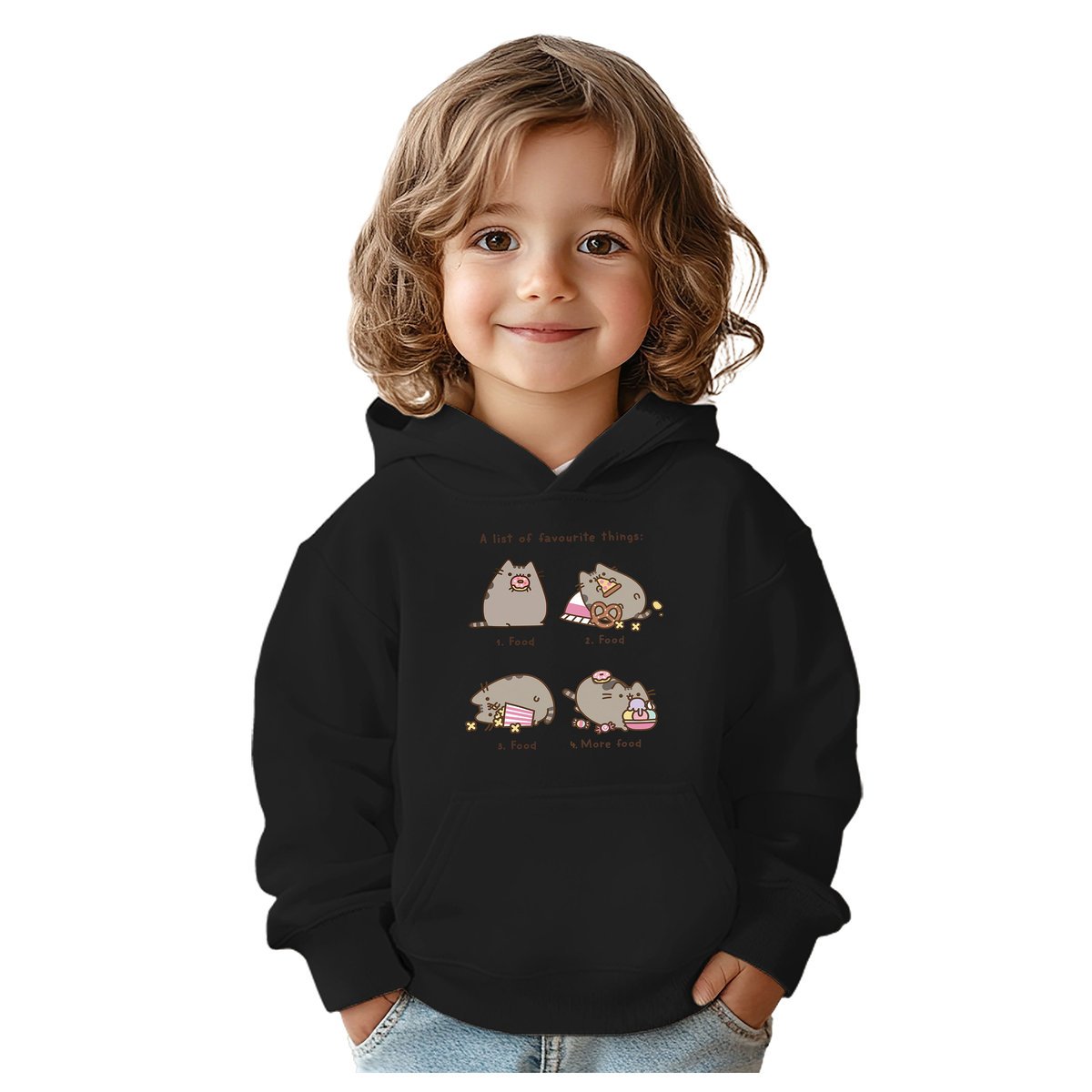 BLUZA DZIECIĘCA PUSHEEN KOT 120-128 CHŁOPIĘCA DZIEWCZĘCA PREZENT