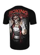Koszulki sportowe męskie - Pit Bull T-Shirt Boxing 19 Black - miniaturka - grafika 1