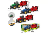 Samochody i pojazdy dla dzieci - TRAKTOR Z MASZYNĄ NA BATERIE 86990 NORIMPEX - miniaturka - grafika 1