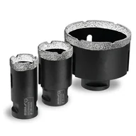 Wiertła - Dedra Zestaw Koronek Diamentowych Vacuum Brazed 28,35,68Mm 3 Szt. DED1592SZ05 5902628158987 - miniaturka - grafika 1