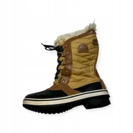 Kozaki damskie - Kozaki damskie brązowe SOREL 38 - miniaturka - grafika 1