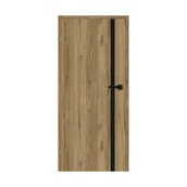 Drzwi wewnętrzne - Skrzydło drzwiowe pokojowe Pallmer orzech włoski 90 lewe Voster - miniaturka - grafika 1