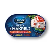 Konserwy i dania rybne - Filety Z Makreli W Sosie Pomidorowym Z Chili 170g - miniaturka - grafika 1