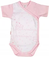 Body dla niemowląt - Body KOPERTOWE K/R 100% Bawełna Misie RÓŻ r 62 KLEKLE - miniaturka - grafika 1
