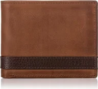 Portfele - Fossil Portfel Skórzany Brązowy Mały Z Logo 1Żfd - miniaturka - grafika 1