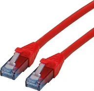 Patchcordy - Roline ROLINE UTP Patchcord Cat.6a Component Level, LSOH, czerwony, 7.5 m - miniaturka - grafika 1