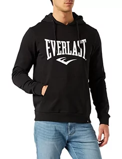 Bluzy męskie - Męska bluza z kapturem do skateboardingu Everlast, czarna, L EU - grafika 1