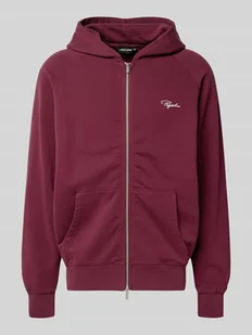 Bluza rozpinana z wyhaftowanym logo model ‘Terry’ - Bluzy męskie - miniaturka - grafika 1