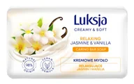 Mydła - Mydło w kostce jaśmin, wanilia 90g Luksja Creamy&Soft - miniaturka - grafika 1