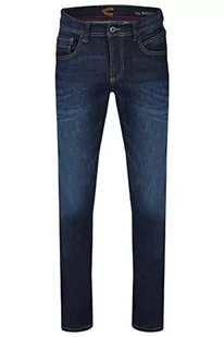 camel active Męskie spodnie jeansowe o regularnym kroju Houston, granatowy, 52W / 32L - Spodenki męskie - miniaturka - grafika 1