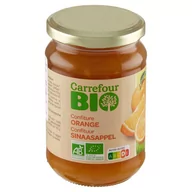 Słodkie kremy i masła - Carrefour Bio Ekologiczny dżem z pomarańczy z cukrem trzcinowym 360 g - miniaturka - grafika 1
