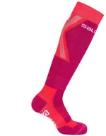 Skarpetki i podkolanówki sportowe - Salomon Skarpety S/Max JR DX+SX Hibiscus Cerise c10171 - miniaturka - grafika 1