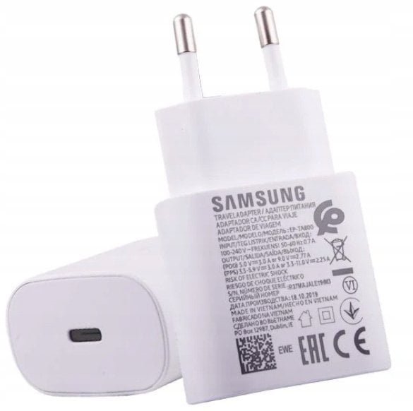 Ładowarka Samsung Szybka Ładowarka Sieciowa 25W Adapter Quick Charge USB-C USB TYP C one size