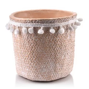 Mondex MONDEX ROSITA DONICZKA CERAMICZNA 18 X 17 CM BEŻOWA HTYE9032 8 - Dekoracje domu - miniaturka - grafika 1