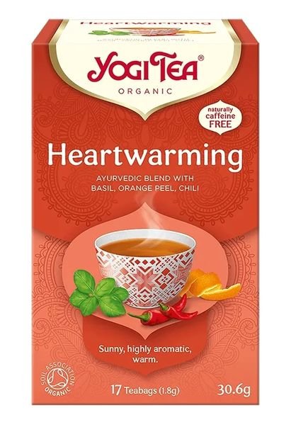 Herbata Yogi Tea Heartwarming - Radość życia (17x1,8g)