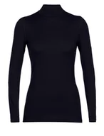 Koszulki i topy damskie - Koszulka damska Icebreaker LS Turtleneck Midnight Navy L - miniaturka - grafika 1