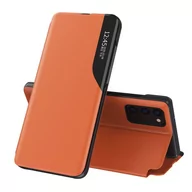 Etui i futerały do telefonów - Eco Leather View Case elegancki futerał etui z klapką i funkcją podstawki Samsung Galaxy A72 4G pomarańczowy - miniaturka - grafika 1