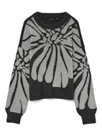 Swetry damskie - Vero Moda Sweter w kolorze antracytowym - miniaturka - grafika 1