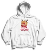 Gadżety dla niej i dla niego - Bluza Świąteczna - Rudolf Czerwononosy Prezent na Mikołaja pod Choinkę na Święta Boże Narodzenie Gwiazdkę - miniaturka - grafika 1