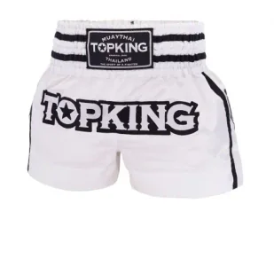 Top King Spodenki Tajskie Muay Thai TKTBS-216 White/Black - Spodnie sportowe męskie - miniaturka - grafika 1