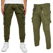 Spodnie męskie - Spodnie Alpha Industries Utility Pant 128202 142 - Dark Olive 30 [30] - miniaturka - grafika 1