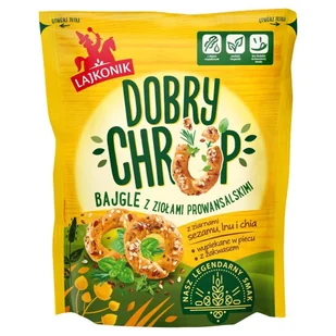 Lajkonik Dobry Chrup Bajgle z ziołami prowansalskimi 100 g - Paluszki - miniaturka - grafika 1