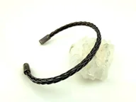 Bransolety męskie - Ręcznie wyplatana męska bransoleta z drutu miedzianego, obwód 19 cm, regulowany, waga 10 gram, znak Byka i Strzelca, rękodzieło - miniaturka - grafika 1