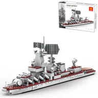 Klocki - Klocki konstrukcyjne Wange 3524 - Lotniskowiec Varyag, 396 elementów - miniaturka - grafika 1