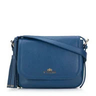 Torebki damskie - Damska torebka saddle bag ze skóry mała - miniaturka - grafika 1