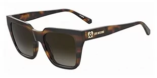 MOSCHINO LOVE Damskie okulary przeciwsłoneczne MOL065/S 05L, 52, 5L, 52 EU - Okulary przeciwsłoneczne - miniaturka - grafika 1