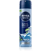 Dezodoranty i antyperspiranty męskie - NIVEA MEN Alpine Breeze antyperspirant w sprayu 150 ml - miniaturka - grafika 1