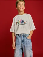 Spodnie i spodenki dla chłopców - Reserved - Jeansy baggy - niebieski - miniaturka - grafika 1