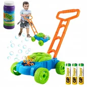 Bańki mydlane - Kosiarka do Robienia Baniek Mydlanych Elektryczna Maszynka + Płyn + Baterie - miniaturka - grafika 1