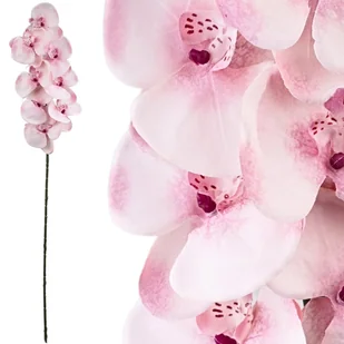SZTUCZNY STORCZYK GAŁĄZKA KWIATY Z ŁODYGĄ DEKORACJA OZDOBA JAK ŻYWY 90CM RÓŻOWY - Sztuczne kwiaty - miniaturka - grafika 1