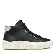 Buty dla dziewczynek - Sneakersy Geox J Laquinny Girl J46M3F 000BC C0039 S Czarny - miniaturka - grafika 1