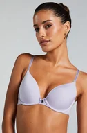 Biustonosze - Hunkemöller Biustonosz usztywniany z fiszbinami Plunge Fioletowy - miniaturka - grafika 1
