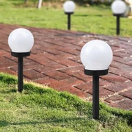 Lampy ogrodowe - Ballo lampa solarna ogrodowa D10/H34 LED biała - miniaturka - grafika 1