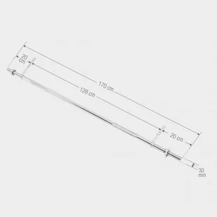 Gorilla Sports Gryf Gwiazdkowy 170cm Prosty II (100814-00004-0066) - Gryfy - miniaturka - grafika 1