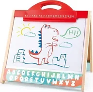 Zabawki kreatywne - Hape HAPE two-sided Table Top Easel, E1062A - miniaturka - grafika 1