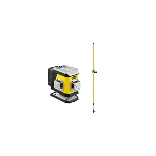 ZESTAW Laser krzyżowy Nivel System CL3B niebieski + tyczka LP36 Nivel System - Poziomice laserowe - miniaturka - grafika 1