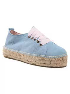 Espadryle damskie - Manebi Espadryle Sneakers D M 3.0 E0 Niebieski - grafika 1