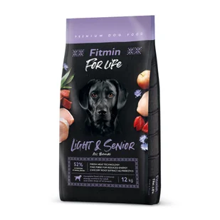FITMIN For Life Light & Senior 12kg - Sucha karma dla psów - miniaturka - grafika 2