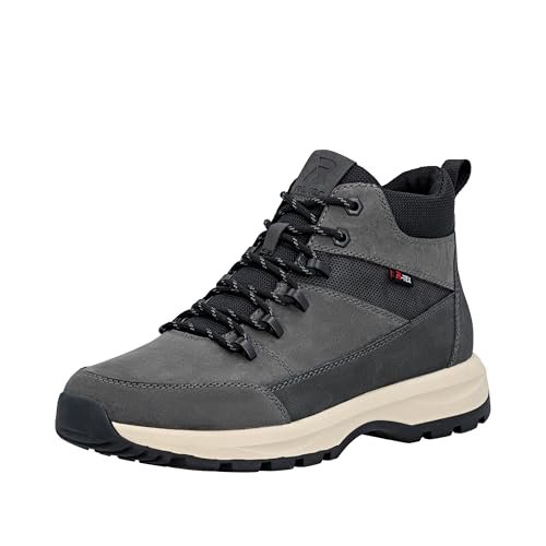 Rieker Męskie buty sznurowane U1671, szare, 47 EU, szary, 47 EU